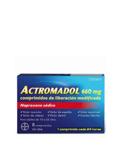 Actromadol 660 mg 8 Comprimidos Liberación Modificada Naproxeno