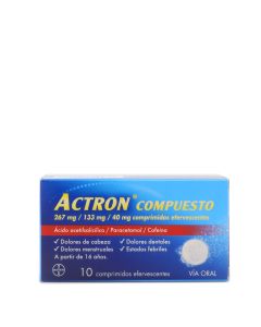 Actron Compuesto 10 Comprimidos Efervescentes 