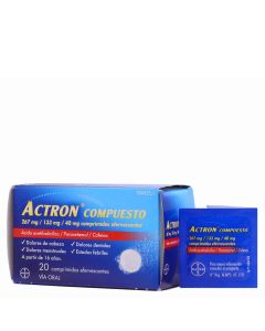 Actron Compuesto 20 Comprimidos Efervescentes Bayer