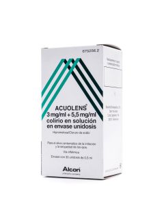 Acuolens 3mg/ml+5,5mg/ml Colirio en Solución en Envase Unidosis