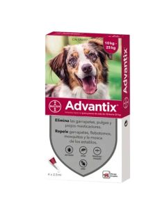 Advantix Perros 10Kg-25Kg 4 Pipetas x 2,5ml-1                                                         