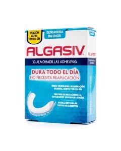 Algasiv Almohadillas Dentadura Inferior 30 Almohadillas