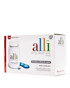 Alli 60mg Orlistat 120 Cápsulas GSK