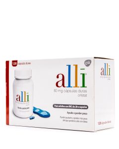 Alli 60mg Orlistat 120 Cápsulas GSK