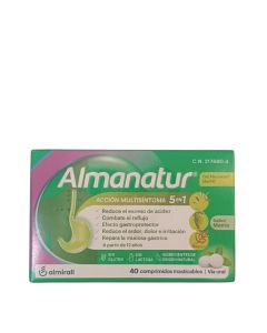 Almanatur 40 Comprimidos Masticables Sabor Menta