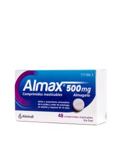 Almax 500 mg 48 Comprimidos Masticables