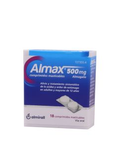 Almax 500 mg 18 Comprimidos Masticables