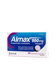 Almax 500mg 24 Comprimidos Masticables