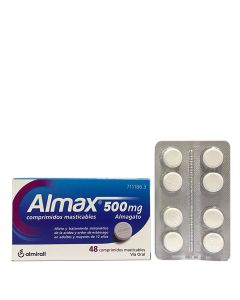 Almax 500 mg 48 Comprimidos Masticables