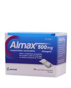 Almax 500 mg 54 Comprimidos Masticables