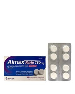 Almax Forte Sabor Fresa 48 Comprimidos Masticables