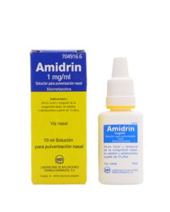 Amidrin Solución Para Pulverización Nasal Xilometazolina 10 ml 