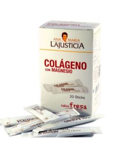 Ana María Lajusticia Colageno con Magnesio 20 Sticks Fresa