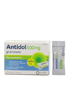 Antidol 500mg 20 Sobres Granulado