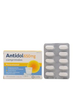 Antidol 650 mg 20 Comprimidos 