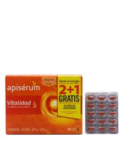 Apisérum Vitalidad 90 Cápsulas Pack Ahorro