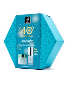 Apivita Bee Radiant Crema Textura Ligera 50ml+5 Action Eye Serum Pack 40 Aniversario