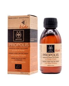 Apivita Própolis Kids Jarabe Biológico para la Garganta con Miel y Tomillo 150ml
