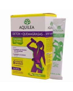 Aquilea Detox + Quemagrasas 10 Sticks Bebibles