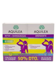 Aquilea Detox+Quemagrasas + Aquilea Drenante Pack Plan Exprés 10 Días