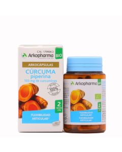 Arkopharma Cúrcuma Piperina Bio 40 Cápsulas