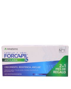 Forcapil Anticaída Cabello y Uñas 90 Comprimidos Arkopharma