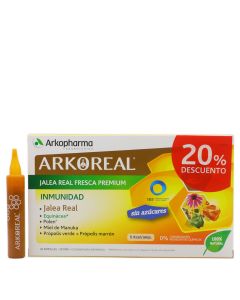 Arkoreal Jalea Real Fresca Premium Inmunidad 20 Ampollas