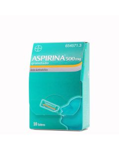 Aspirina 500 mg Granulado 10 Sobres de Granulado