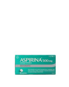 Aspirina 500mg 20 Comprimidos