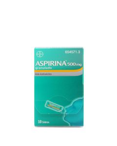 Aspirina 500mg Granulado 10 Sobres de Granulado