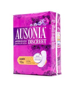 Ausonia Discreet Extra 10 Compresas Para Pérdidas de Orina