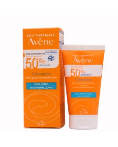 Avene Solar Cleanance Cara Pieles Acneicas SPF50+ 50ml