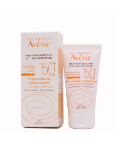 Avene solar crema mineral muy alta proteccion pieles intolerantes SPF 50+  1 envase 50 ml