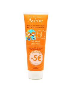 Avene Solar Niños Cara y Cuerpo Leche SPF50+ 250ml