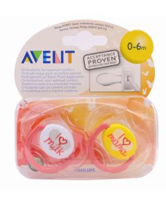 Avent Chupete Tetina Silicona Anatómico Classic 0-6m Pack 2 Chupetes