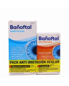 Bañoftal Baño Ocular + Ojo Irritado Pack Antiirritación Ocular