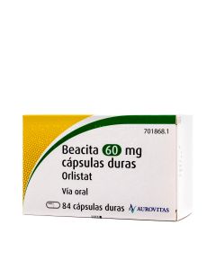 Beacita 60 mg Orlistat 84 capsulas Aurovitas