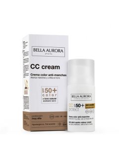 Bella Aurora CC Cream Color Antimanchas SPF50+ 30ml