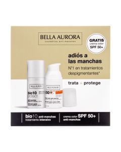 Bella Aurora Pack Bio 10 Protect+ Crema Color Anti Manchas SPF50+ Regalo