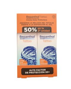Bepanthol Tattoo Crema Solar SPF50+ 50ml x 2 Duplo