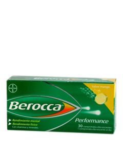 Berocca Performance Sabor Mango 30 Comprimidos Efervescentes