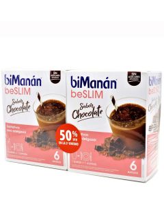 BiManan beSlim Batido Sabor Chocolate 6 Batidos 2ªUd 50%Dto Duplo