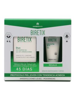 Biretix  Duo Gel Anti Imperfecciones 30ml + Regalo Pack