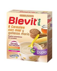 Blevit Plus Duplo 8 Cereales con Miel y Galletas María 600g Ordesa