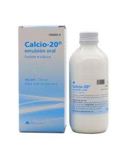 Calcio 20 Emulsión Oral 300ml 