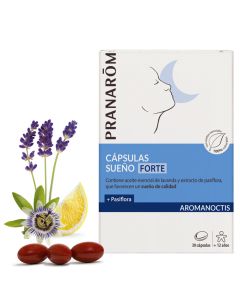 Pranarom Cápsulas Sueño Forte 30 Cápsulas Aromanoctics