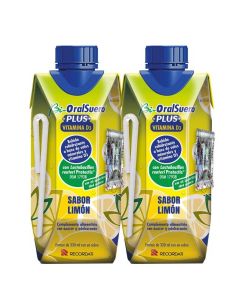 BiOral Suero Plus Sabor Limón 2 x 300ml Casen      