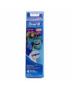 Oral B Recambio Pixar EB10 Cepillo Eléctrico Kids 4 Cabezales