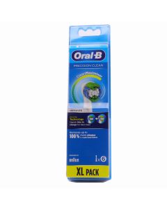 Oral B Recambio Precision Clean Para Cepillo Eléctrico 6 Cabezales XL Pack