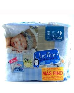 Chelino Pañales T-2 de 3-6Kg 28 uds.